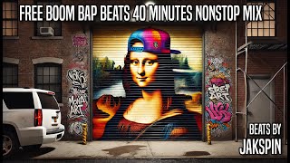 Free Boom Bap Beats 90s Hip Hop 40 Minutes Nonstop Mix by Jakspin