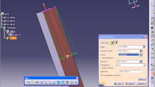 Catia V5 study step by step 65-Variable Angle Draft.avi