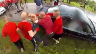 Hooligans Fight GAIS Göteborg vs Helsingborg Copenhagen