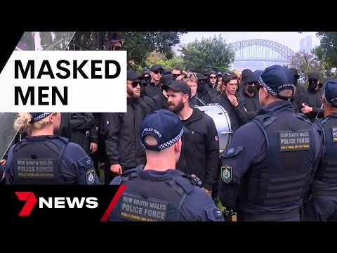 Premier tells police to unmask Sydney Neo-Nazis 7 News Australia