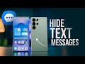 How to Hide Text Messages on Android (tutorial)