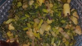 Mula sag recipe( ମୂଳା ଶାଗ) Odia recipe