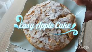 แอปเปิ้ลเค้ก สูตรทำง่าย ไม่ต้องมีเครื่องตี Easy Apple Cake Recipe No Mixer Required @Immy's Kitchen