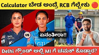 WPL 2024 RCB VS MI preview and analysis Kannada | ಗೆದ್ರೆ qualify ಆಗ್ತಾರೆ