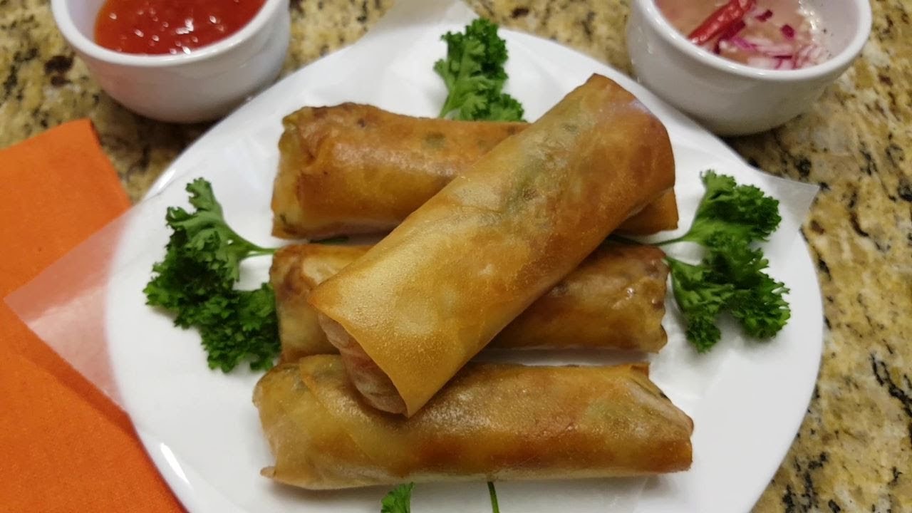 Crispy Vegetarian Vegetable Spring Rolls (Malutong Na Lumpiang Gulay ...