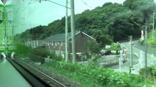 JR筑豊本線（福北ゆたか線）　車窓　浦田駅～鯰田駅（817系ワンマン）