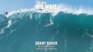 Grant Baker at Waimea Bay - Big Wave Challenge 2022/23 Wipeout Contender