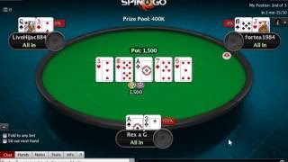 POKERSTARS SPIN \u0026 GO 400K 1 HAND VICTORY