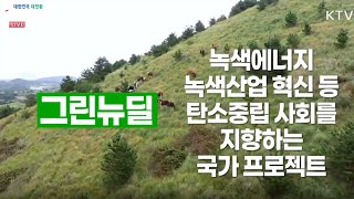 [KTV 특별생방송] 녹색경제로 도약하는 미래의 전략 ' 그린뉴딜'