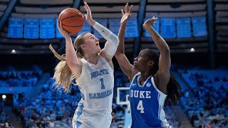 UNC Women's Basketball: Tar Heels Slide Past #14 Duke in OT, 53-46