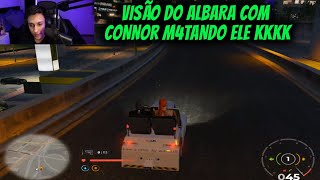 VISÃO DO ALBARA COM  CONNOR M4TANDO ELE KKKK