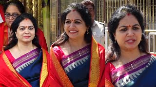 Singer Sunitha Visits Tirumala | Singer Sunitha Latest Video - @MAA_BoxOffice