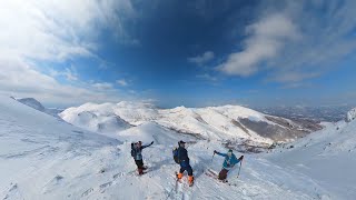 ニセコ イワオヌプリ山スキー\u0026スノーシューツアー　2022年3月13日