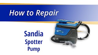 How to Replace the Pump on the Sandia Spotter