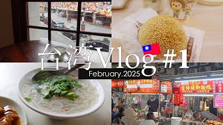 【台北Vlog前編】2025年2月 - 3泊4日の旅 - #台湾グルメ #雙城街夜市 #油化街 #黄記魯肉飯