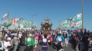 羽田神社夏季例大祭 疫病鎮静祈願_2の2・町会代表神輿１基台車巡行 2022/07/31