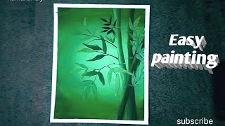 How to drow simple green tree planting easy watercolour painting step_by_step