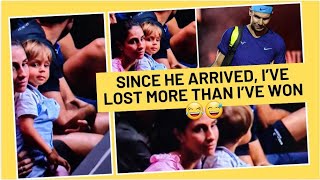 Rafael Nadal makes Amusing Confession about his Baby Son at Six Kings Slam 😍