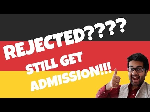 Getting Admit after Rejection: My story for TUHH Getting Admit after Rejection: My story for TUHH