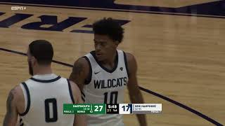 UNH Men's Basketball vs Dartmouth Highlights 12-3-24