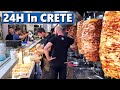 24 Hours In CRETE - Ultimate Greek Food Tour of Chania 🇬🇷