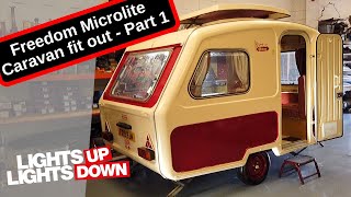 Freedom Microlite caravan fit out - part 1 - Volkswagen T25 / T3 camper extension