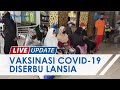 Vaksinasi Covid-19 di Balai Kota Banjarmasin Diserbu Lansia, Peserta Diberi Paket Sembako