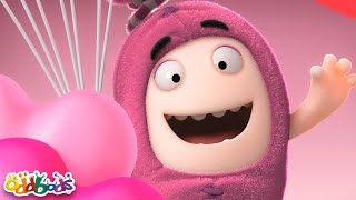 Newt greets Valentine's day! 💞 | Oddbods | Monster Cartoon for Kids