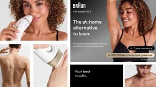 (Sponsored) Braun Silk Laser Hair Remover Machine.