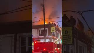 Multiple apartments on fire in Korea Town Los Angeles Suspect was detained on scene