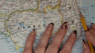 ASMR ~ Bình Định \u0026 Bình Thuận, Vietnam History \u0026 Geography ~ Soft Spoken Map Tracing Google Earth