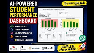 Build an AI-Powered Student Performance Dashboard | Streamlit + OpenAI + Pandas Project