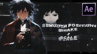 Smooth Position Shake + Scale Transitions | After Effects AMV Tutorial