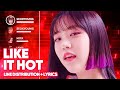 GWSN - Like It Hot (Line Distribution + Lyrics Color Coded) PATREON REQUESTED