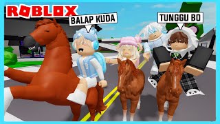 Aku Dan Adiku Ikut Lomba Balap Kuda Di Roblox Brookhaven ft @Shasyaalala