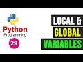 Python Programming Tutorial - Local and Global variables