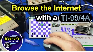 Browse the Internet on a TI-99/4A with Stuart's Browser, TIPI \u0026 Raspberry Pi. +On-Line TI-99 Gaming!