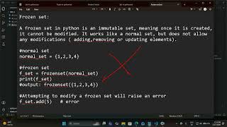 Frozen Set in Python 🔒 | Immutable Set Explained with Examples | Python Tutorial