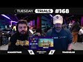 tuesday trials 168 roa2 losers final hamirtime clairen vs timegear wrastor