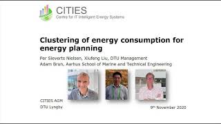 Clustering of energy consumption for energy planning, Per Sieverts