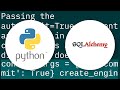 pyodbc autocommit does not appear to work with sybase and sqlalchemy