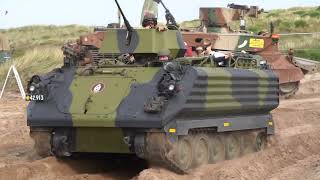Danish military show "Åben hede"  2022 static display - Offene Heide 2022 - Leopard tanks - M113