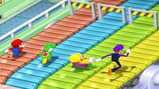 Mario Party 7 All Minigames - Mario vs Yoshi vs Wario vs Waluigi (Master Cpu)