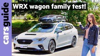 A fun and fast family car! 2023 Subaru WRX Sportswagon tS review