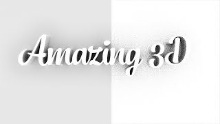 Easy Photoshop 3D Text