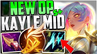 KAYLE RUNS MID LANE (BEST BUILD/RUNES) | How to Play Kayle & CARRY for Beginners - League of Legends