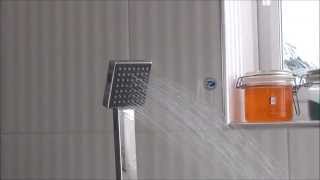 Cube Single Mode Chrome Shower Head In Chrome from Byretech - BSH27