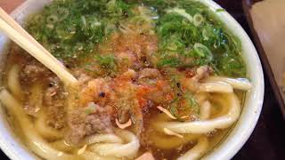 本日のランチ 肉かけうどん!!  香の川製麺