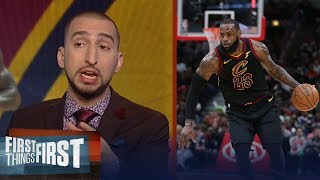 Nick Wright breaks down Cavs forward LeBron James' increased success in year 15 | FIRST THINGS FIRST
