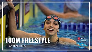 Gabi Albiero \u0026 Beata Nelson Face off for Gold in Women's 100M Freestyle